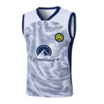 Conjunto de Entrenamiento Inter Milan Blanco-Azul 2024-2025 polo parte delantera Conjunto de Entrenamiento Inter Milan Blanco-Azul 2024-2025 polo parte delantera