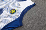 Conjunto de Entrenamiento Inter Milan Blanco-Azul 2024-2025 puño Conjunto de Entrenamiento Inter Milan Blanco-Azul 2024-2025 puño