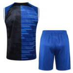 Conjunto de Entrenamiento Inter de Milan Azul Negro 2024-2025 parte trasera