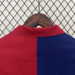 Cortaviento Reversible FC Barcelona Rojo Azul 2024-2025 cuello Cortaviento Reversible FC Barcelona Rojo Azul 2024-2025 cuello