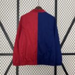 Cortaviento Reversible FC Barcelona Rojo Azul 2024-2025 dorsal Cortaviento Reversible FC Barcelona Rojo Azul 2024-2025 dorsal