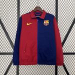 Cortaviento Reversible FC Barcelona Rojo Azul 2024-2025 parte 1 Cortaviento Reversible FC Barcelona Rojo Azul 2024-2025 parte 1