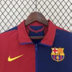 Cortaviento Reversible FC Barcelona Rojo Azul 2024-2025 pecho