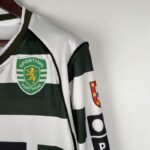 Camiseta Retro Sporting de Lisboa Primera Equipacion 2001-2003 hombro Camiseta Retro Sporting de Lisboa Primera Equipacion 2001-2003 hombro