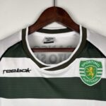 Camiseta Retro Sporting de Lisboa Primera Equipacion 2001-2003 pecho