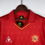 Camiseta retro España primera equipacion 1988-1991 cuello