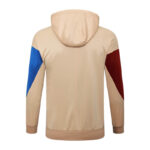 Chandal FC Barcelona con Capucha Crema 2024-2025 dorsal solo