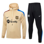 Chandal con Capucha FC Barcelona Crema 2024-2025