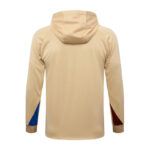 Chandal con Capucha FC Barcelona Crema 2024-2025 dorsal solo