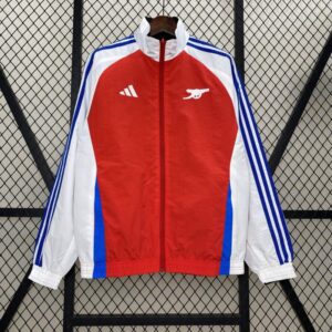 Chaqueta Gabardina Arsenal Rojo Blanco 2024-2025