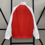 Chaqueta Gabardina Arsenal Rojo Blanco 2024-2025 dorsal