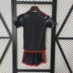 Conjunto Niño Flamengo Tercera Equipacion 2024-2025 dorsal
