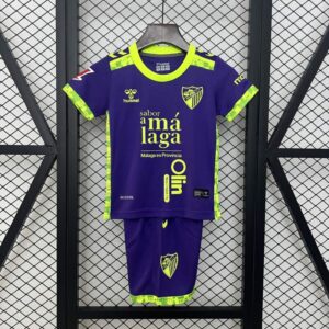 Conjunto Niño Málaga Segunda Equipacion 2024-2025