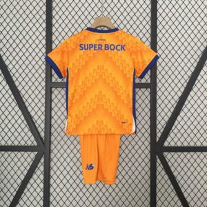 Conjunto Niño Porto Segunda Equipacion 2024-2025 dorsal