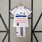 Conjunto retro niño Francia segunda equipacion 1998 Conjunto retro niño Francia segunda equipacion 1998