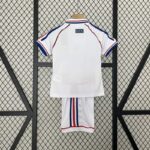 Conjunto retro niño Francia segunda equipacion 1998 dorsal Conjunto retro niño Francia segunda equipacion 1998 dorsal
