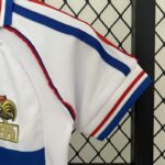 Conjunto retro niño Francia segunda equipacion 1998 manga Conjunto retro niño Francia segunda equipacion 1998 manga