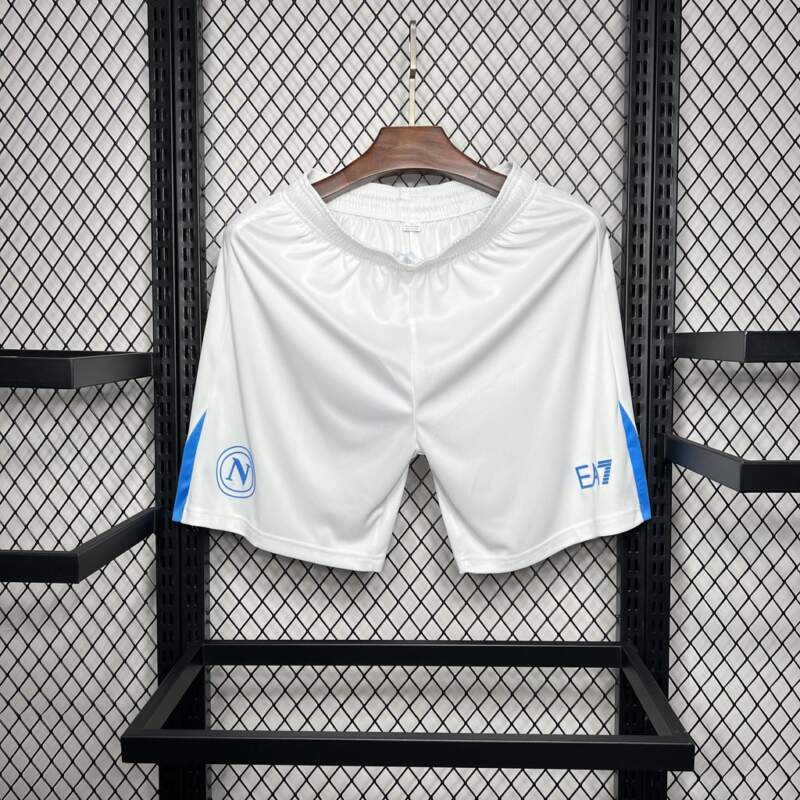 Pantalón Corto Napoli Primera Equipación 2024-2025 Pantalón Corto Napoli Primera Equipación 2024-2025