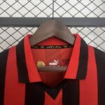 Camiseta AC Milan Edición conmemorativa del 125 aniversario cuello Camiseta AC Milan Edición conmemorativa del 125 aniversario cuello