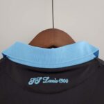 Camiseta Retro Lazio segunda equipacion 2015-2016 cuello anterior