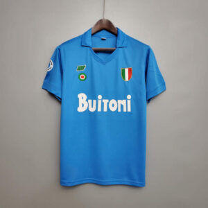 Camiseta Retro Napoli Local Azul 1987-1988