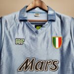 Camiseta Retro Napoli primera equipacion 1990-1991 pecho Camiseta Retro Napoli primera equipacion 1990-1991 pecho