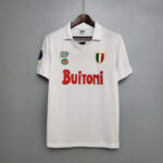 Camiseta Retro Napoli segunda equipacion Blanco 1987-1988 Camiseta Retro Napoli segunda equipacion Blanco 1987-1988