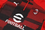 Chandal AC Milan Rojo 2024-2025 frontal Chandal AC Milan Rojo 2024-2025 frontal