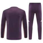 Chandal de Entrenamiento Arsenal Purpura 2024-2025 dorsal Chandal de Entrenamiento Arsenal Purpura 2024-2025 dorsal
