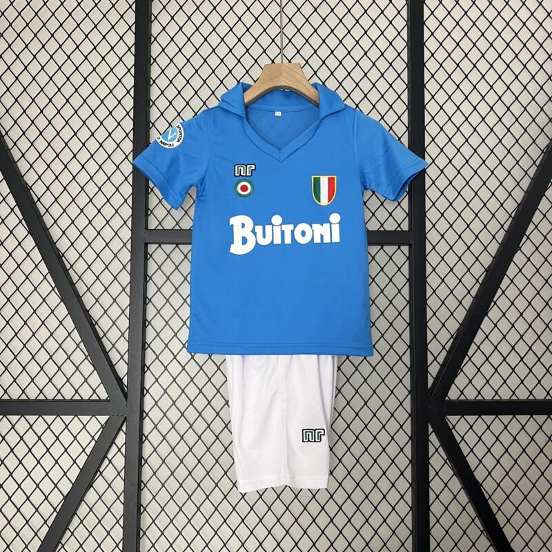 conjunto-niño-napoli-primera-equipacion-retro-1987-1988 conjunto-niño-napoli-primera-equipacion-retro-1987-1988