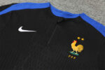 Chandal Seleccion Francia Negro 2024-2025 cuello Chandal Seleccion Francia Negro 2024-2025 cuello