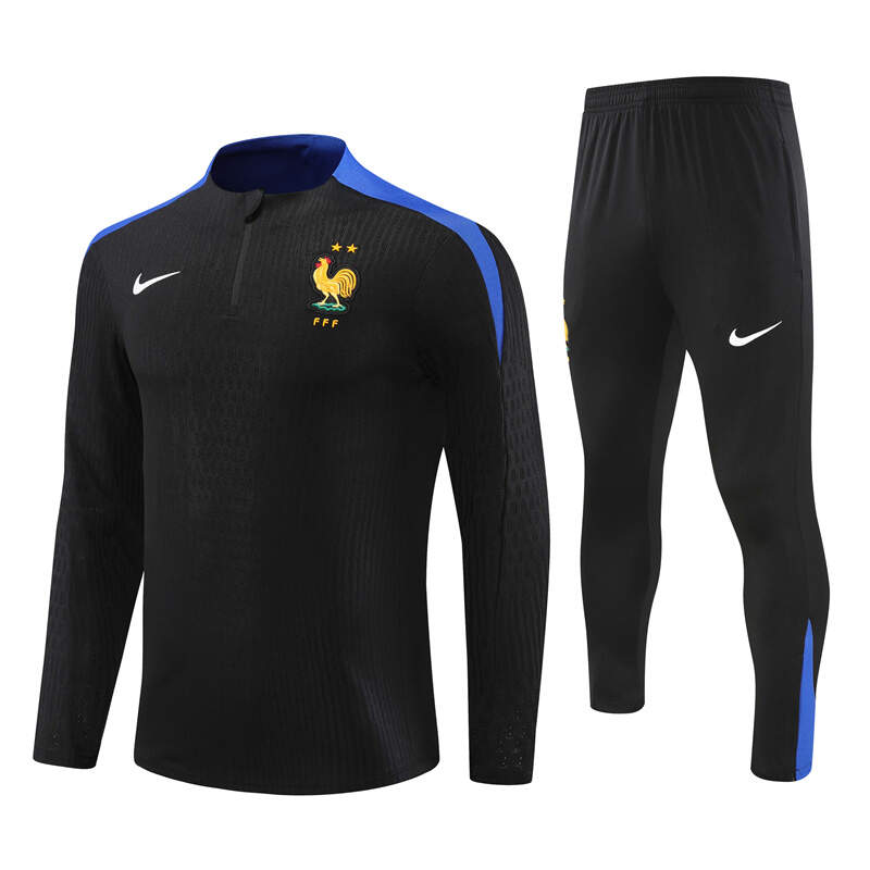 Chandal Seleccion Francia Negro 2024-2025 Chandal Seleccion Francia Negro 2024-2025