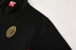 chandal-ac-milan-negro-rojo-2024-2025-hombro chandal-ac-milan-negro-rojo-2024-2025-hombro