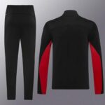 chandal-ac-milan-negro-rojo-2024-2025-parte-trasera chandal-ac-milan-negro-rojo-2024-2025-parte-trasera