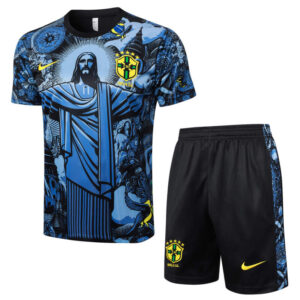 conjunto-de-entrenamiento-brasil-gris-azulada-manga-corta-2024-2025