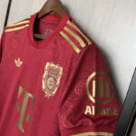 camiseta-bayern-de-munich-125-aniversario-rojo-2025-2026-puño camiseta-bayern-de-munich-125-aniversario-rojo-2025-2026-puño