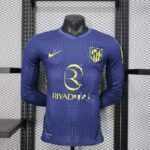 Atletico de madrid segunda equipacion version jugador manga larga 2025-2026 Atletico de madrid segunda equipacion version jugador manga larga 2025-2026