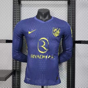 Atletico de madrid segunda equipacion version jugador manga larga 2025-2026