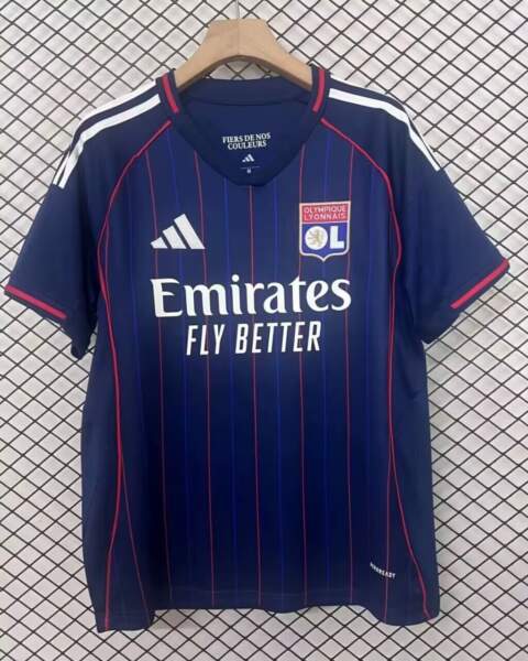 Camiseta Olympique Lyon Segunda Equipacion 2025-2026 Camiseta Olympique Lyon Segunda Equipacion 2025-2026