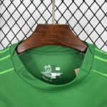 Camiseta de Portero Verde Manga larga Paris Saint-Germain 2025-2026-cuello
