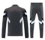 Chandal Real Madrid Gris con blanco 2025-2026 dorsal