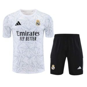 Conjunto de entrenamiento Blanco con gris Real Madrid 25-26