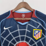 Camiseta Retro Atletico Madrid 2004-2005 segunda equipación Spiderman pecho