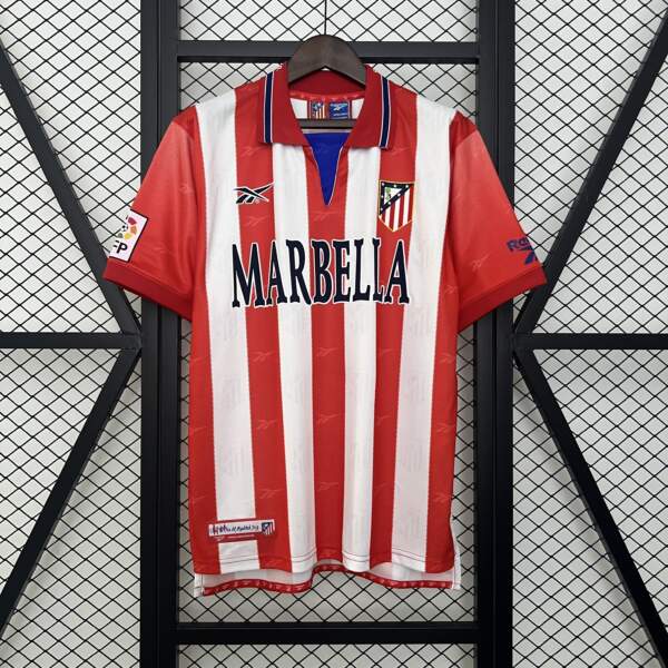 Camiseta retro Atletico Madrid 1998-1999 primera equipación Camiseta retro Atletico Madrid 1998-1999 primera equipación