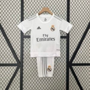 Conjunto niño Retro Real Madrid primera Equipacion 2015-2016