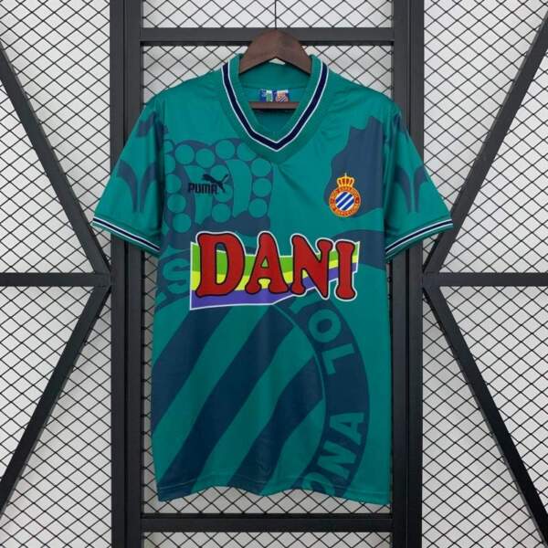 Camiseta retro RCD Espanyol 1996-1997 tercera equipación Camiseta retro RCD Espanyol 1996-1997 tercera equipación