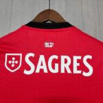 Camiseta Benfica 2025-26 Primera Equipación Manga Larga cuello dorsal