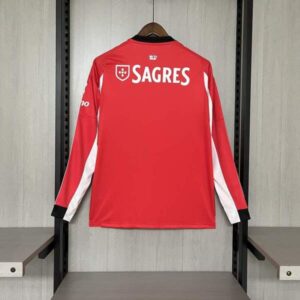 Camiseta Benfica 2025-26 Primera Equipación Manga Larga dorsal
