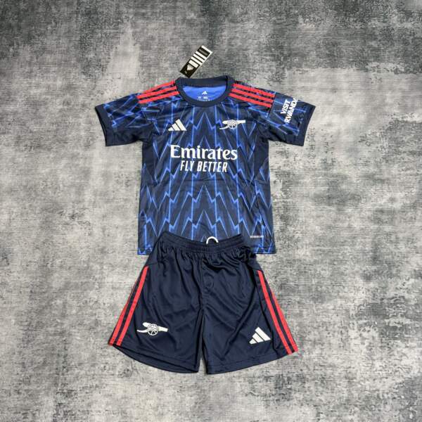 Conjunto niño Arsenal segunda equipación 2025-26 Conjunto niño Arsenal segunda equipación 2025-26