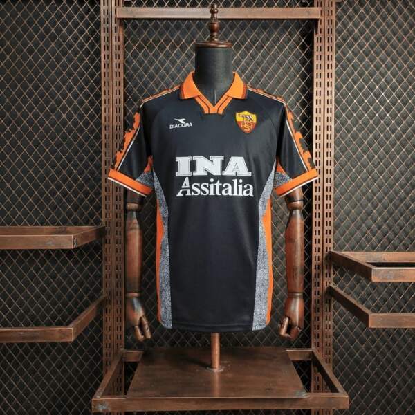 camiseta-roma-tercera-equipacion-1998-1990-retro camiseta-roma-tercera-equipacion-1998-1990-retro